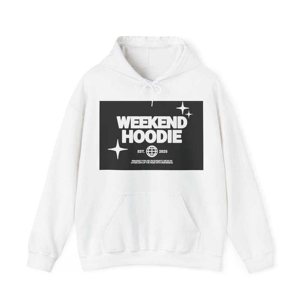 Weekend Hoodie - Retro Graphic Pullover for Casual Weekends