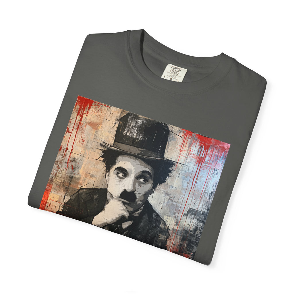 Charlie Chaplin Portrait T-Shirt — Vintage Silent Film Art Tee