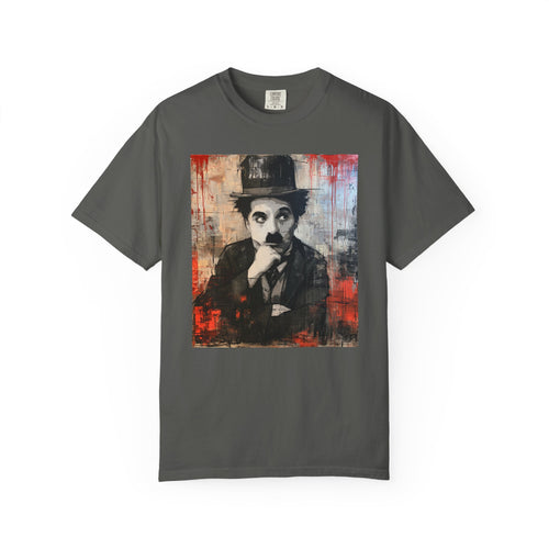 Charlie Chaplin Portrait T-Shirt — Vintage Silent Film Art Tee