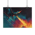 Dragon Fire Poster - Fantasy Art Rolled Wall Print