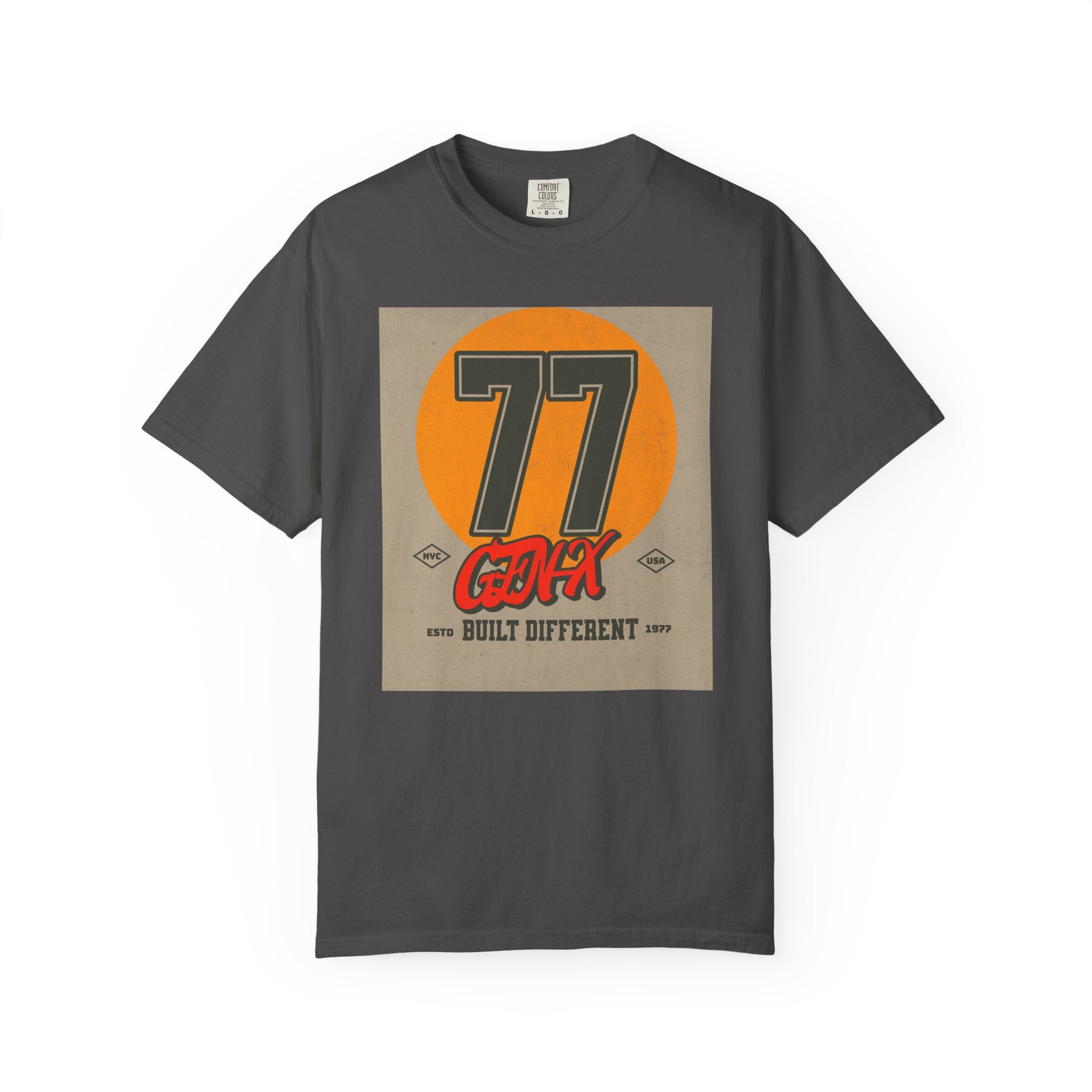 77 GDMX 'Built Different' Graphic T-Shirt