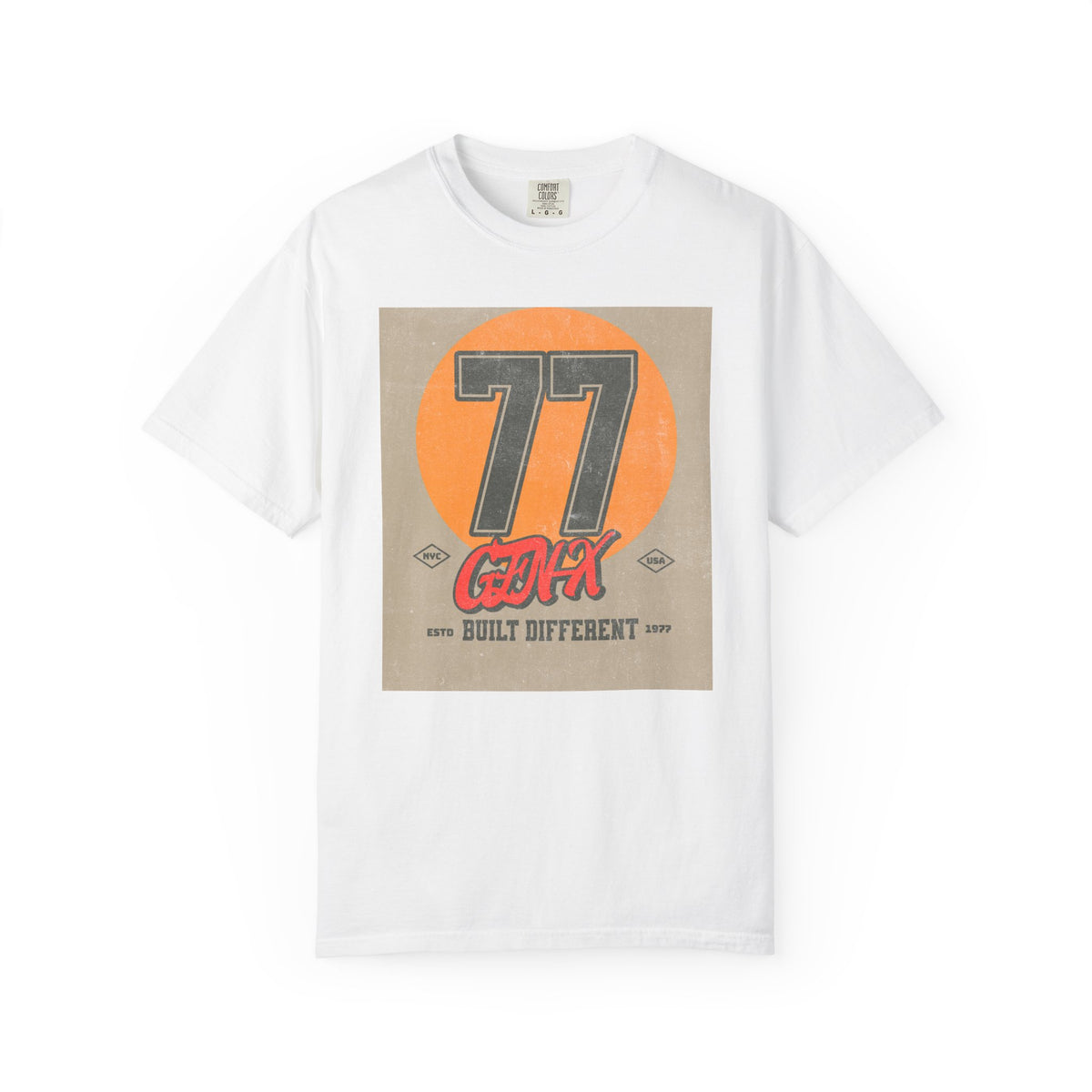 77 GDMX 'Built Different' Graphic T-Shirt