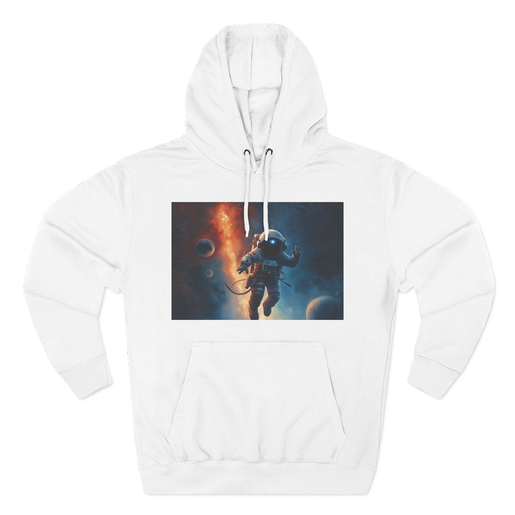 Three-Panel Fleece Hoodie